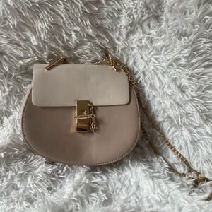 🩷 3/$18 Neutral tone Cream and Gold Women's Bag crossbody bag shoulder bag chain